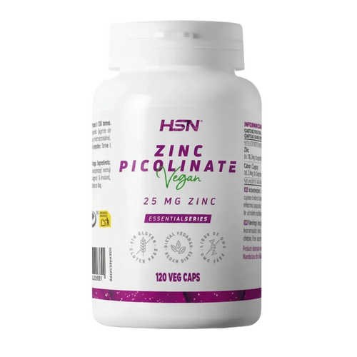 HSN - PICOLINATO DE ZINCO | 120caps (25mg zinco)