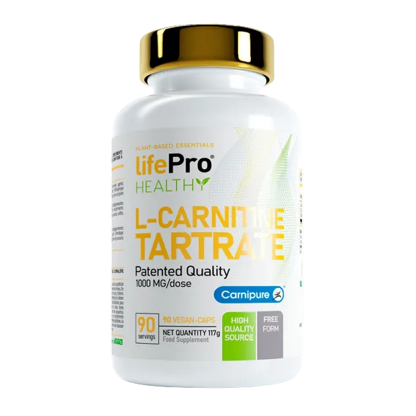 Life Pro - L-Carnitine Tartrate (Carnipure) | 90caps (1000mg)
