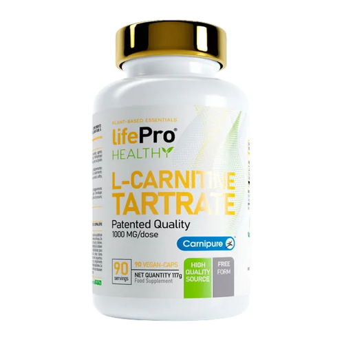 Life Pro - L-Carnitine Tartrate (Carnipure) | 90caps (1000mg)