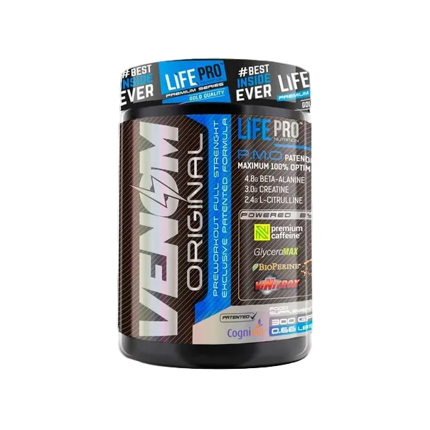 Life Pro - New Venom Full Strenght Pre-Workout | 300g