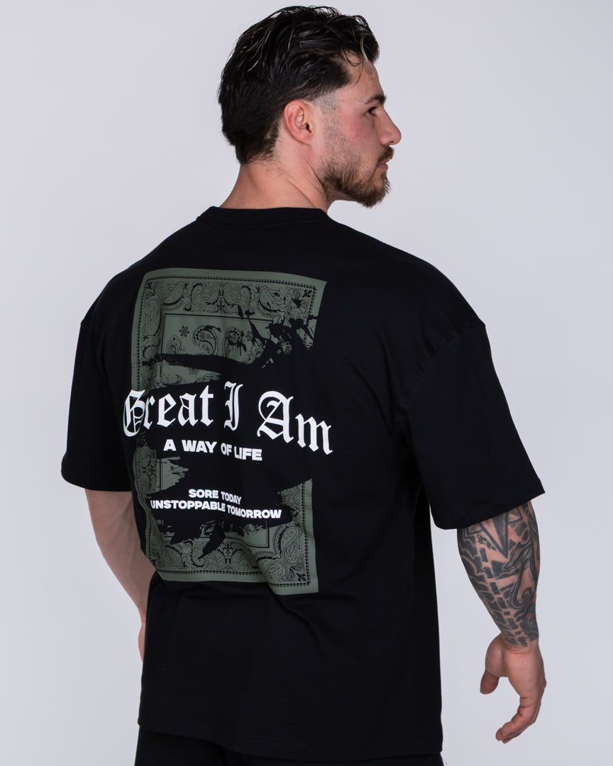 Great I Am - WAY OF LIFE OVERSIZED T-SHIRT HERITAGE TAPESTRY